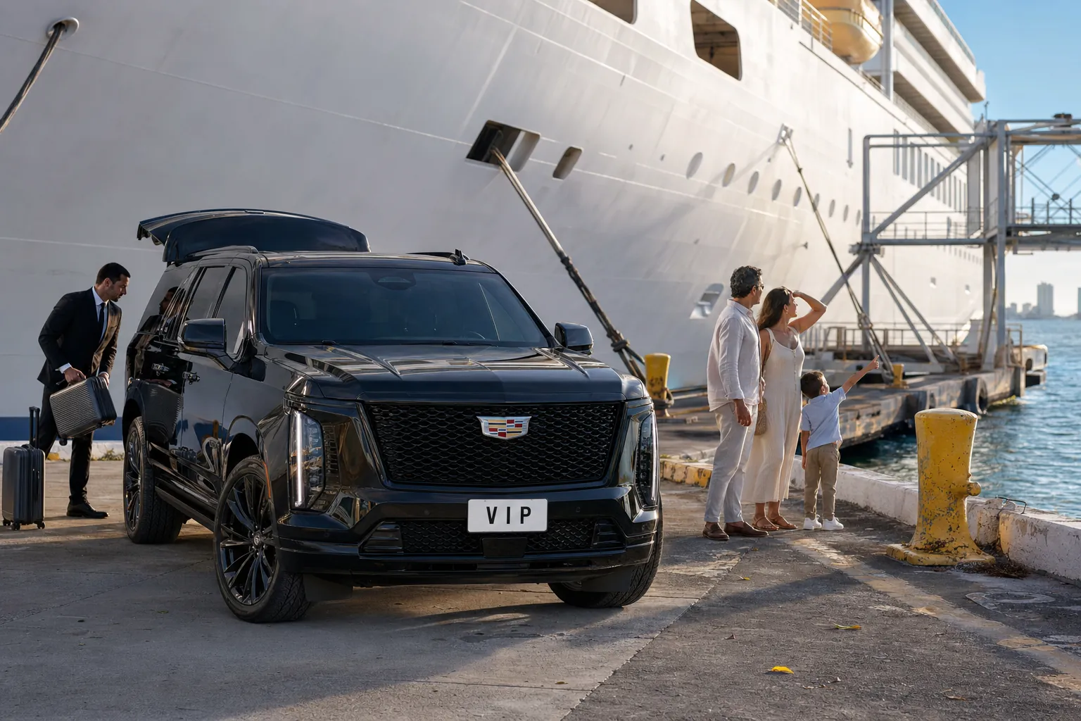 Transfer privado para o PortMiami (cruzeiro) — Motorista VIP Transfer privado para o PortMiami no dia do embarque do cruzeiro